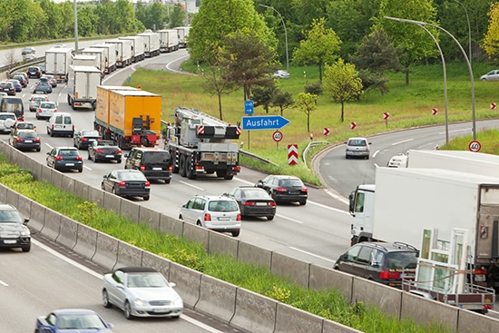 Autobahn Traffic Germany